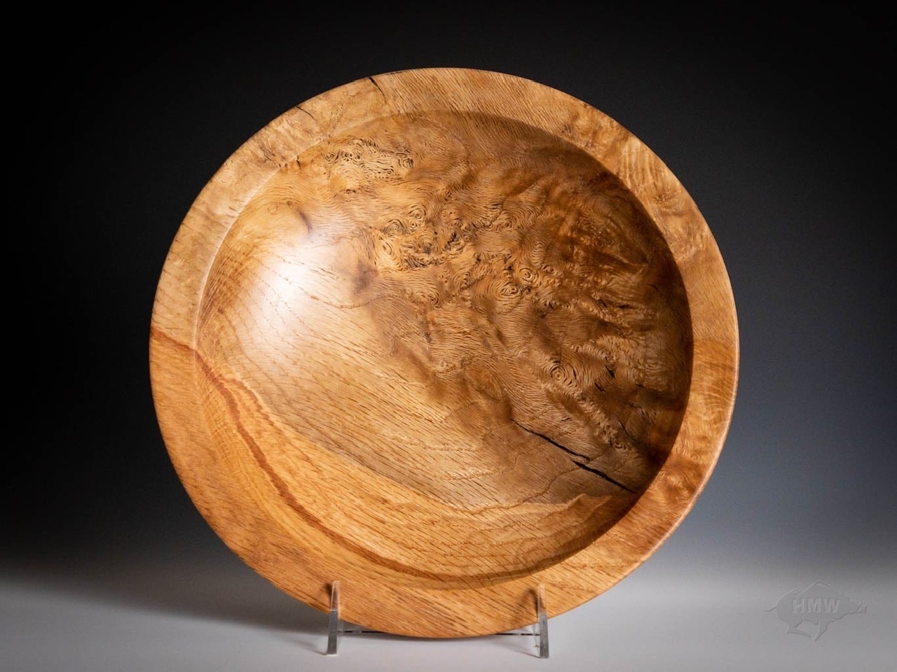Sawtooth Oak Platter