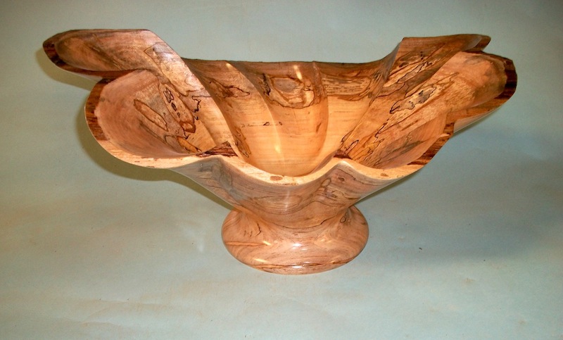 Scolloped Pedestal Bowl