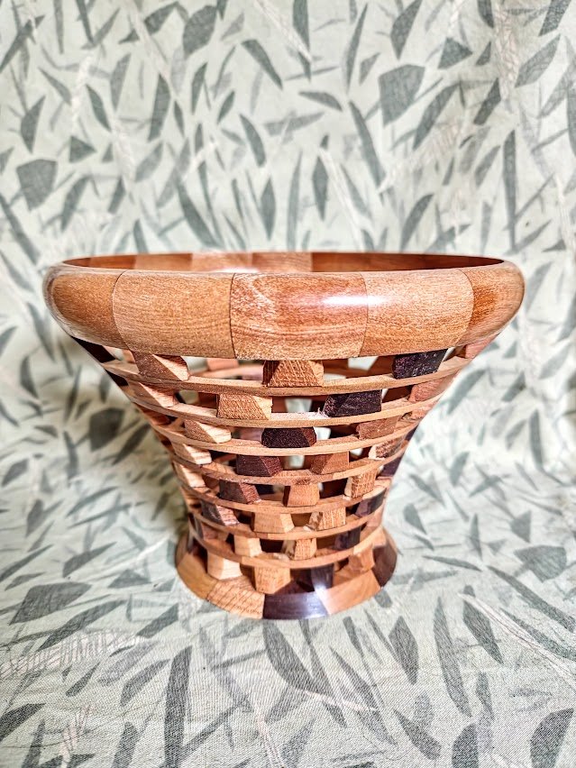 Scrappy   I had over 200 diamond shapes left over from an earlier project, I wanted to find something to do with the scrap.