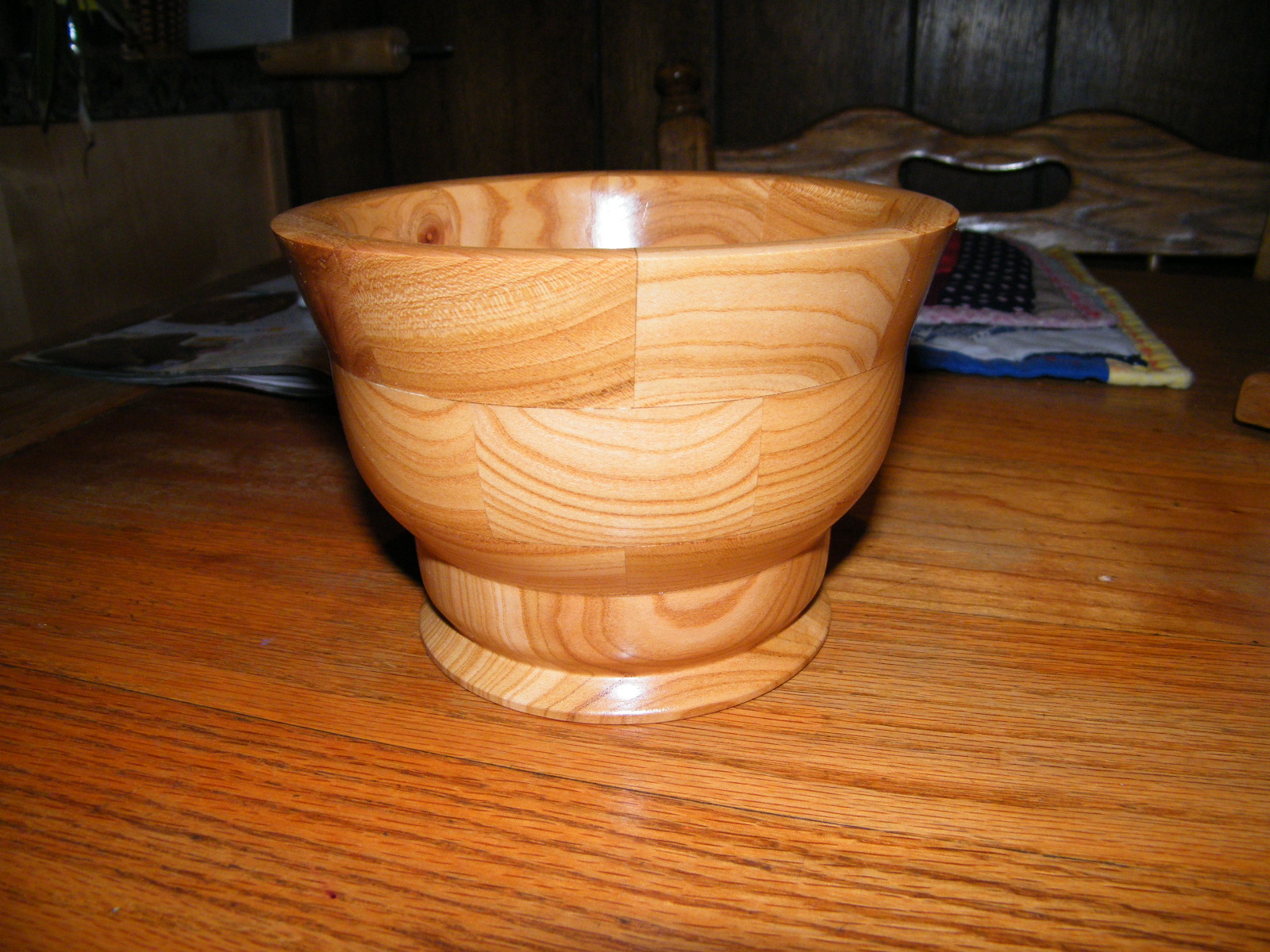 Segmented Apricot bowl