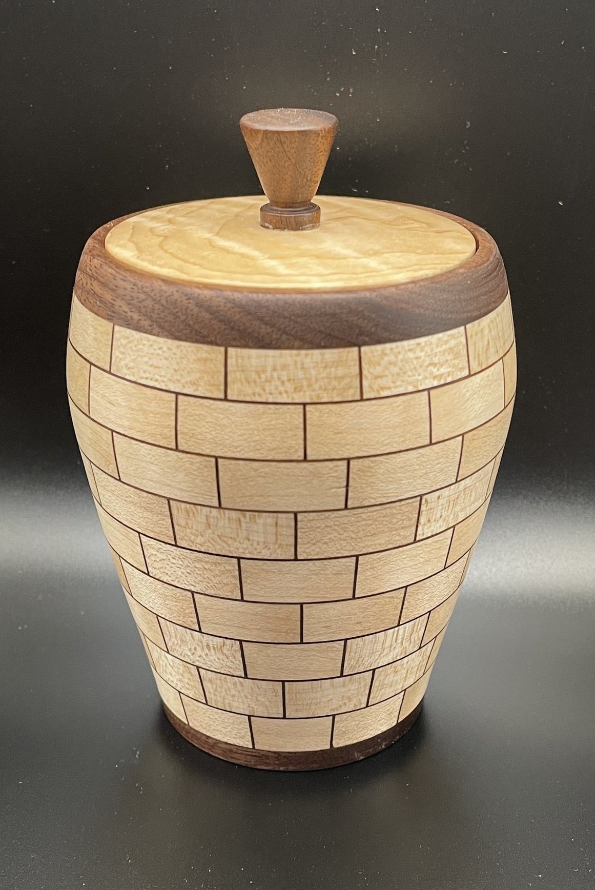 Segmented Maple and Walnut Box