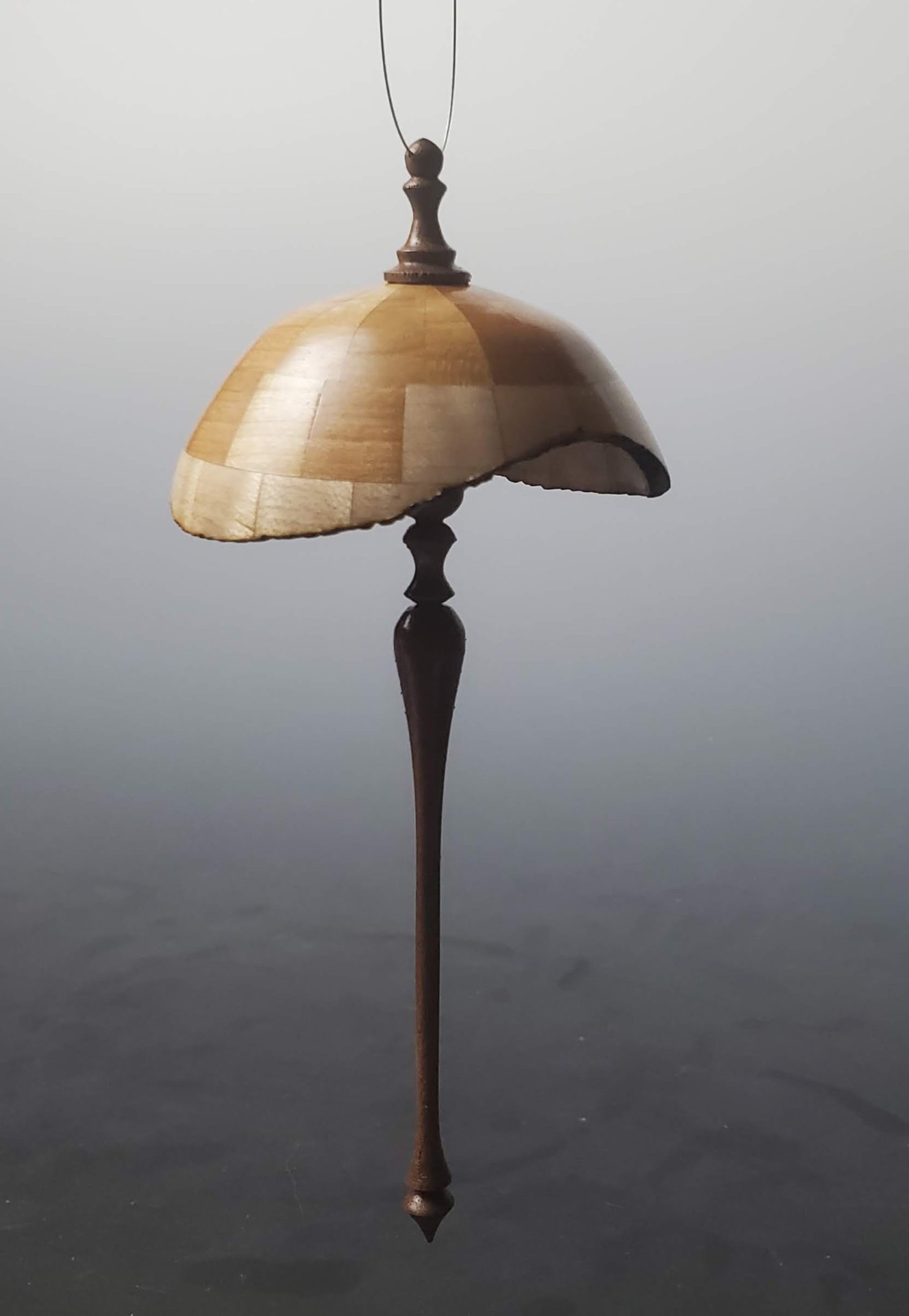 Segmented umbrella ornament