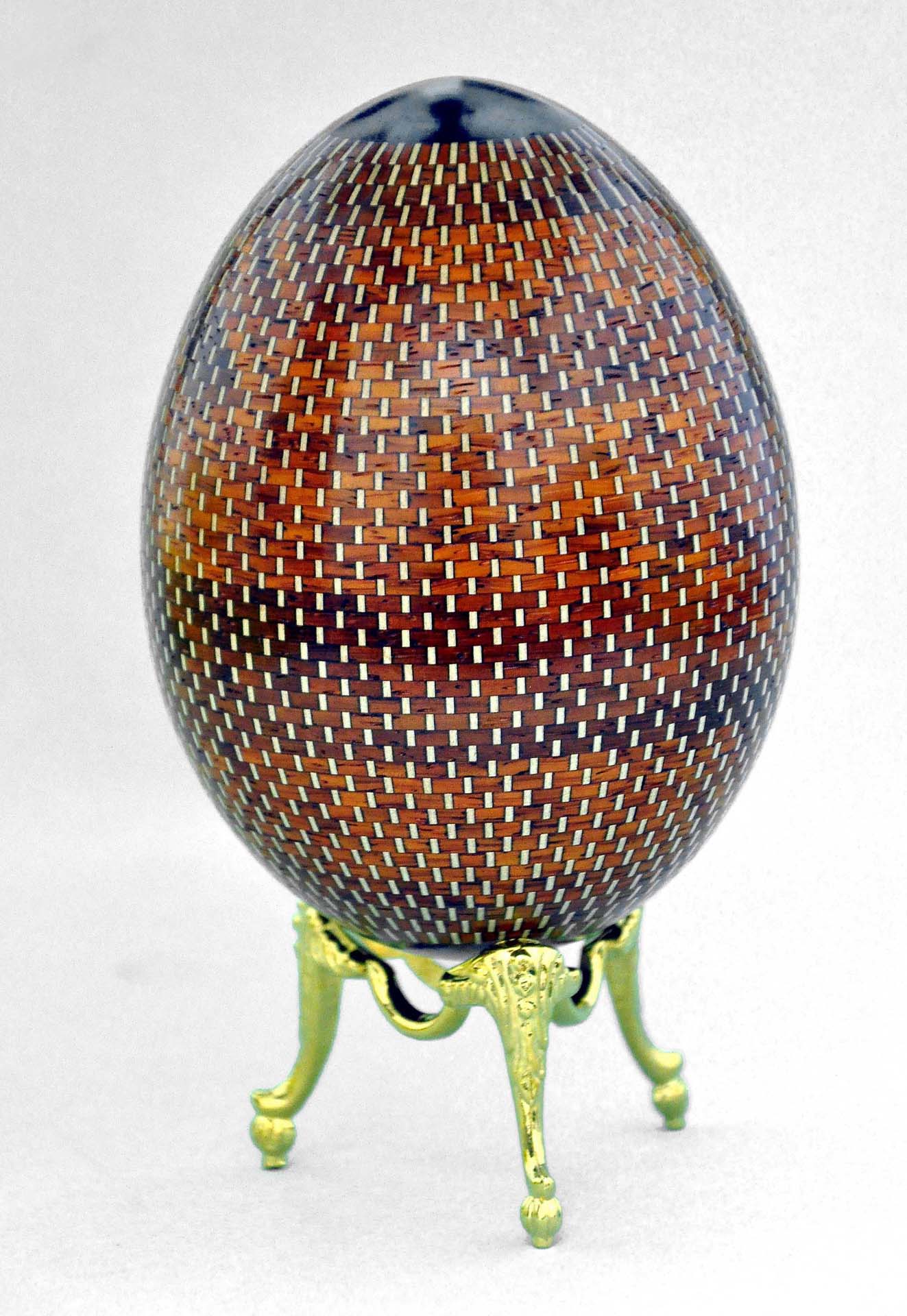 Segmented Wood Egg