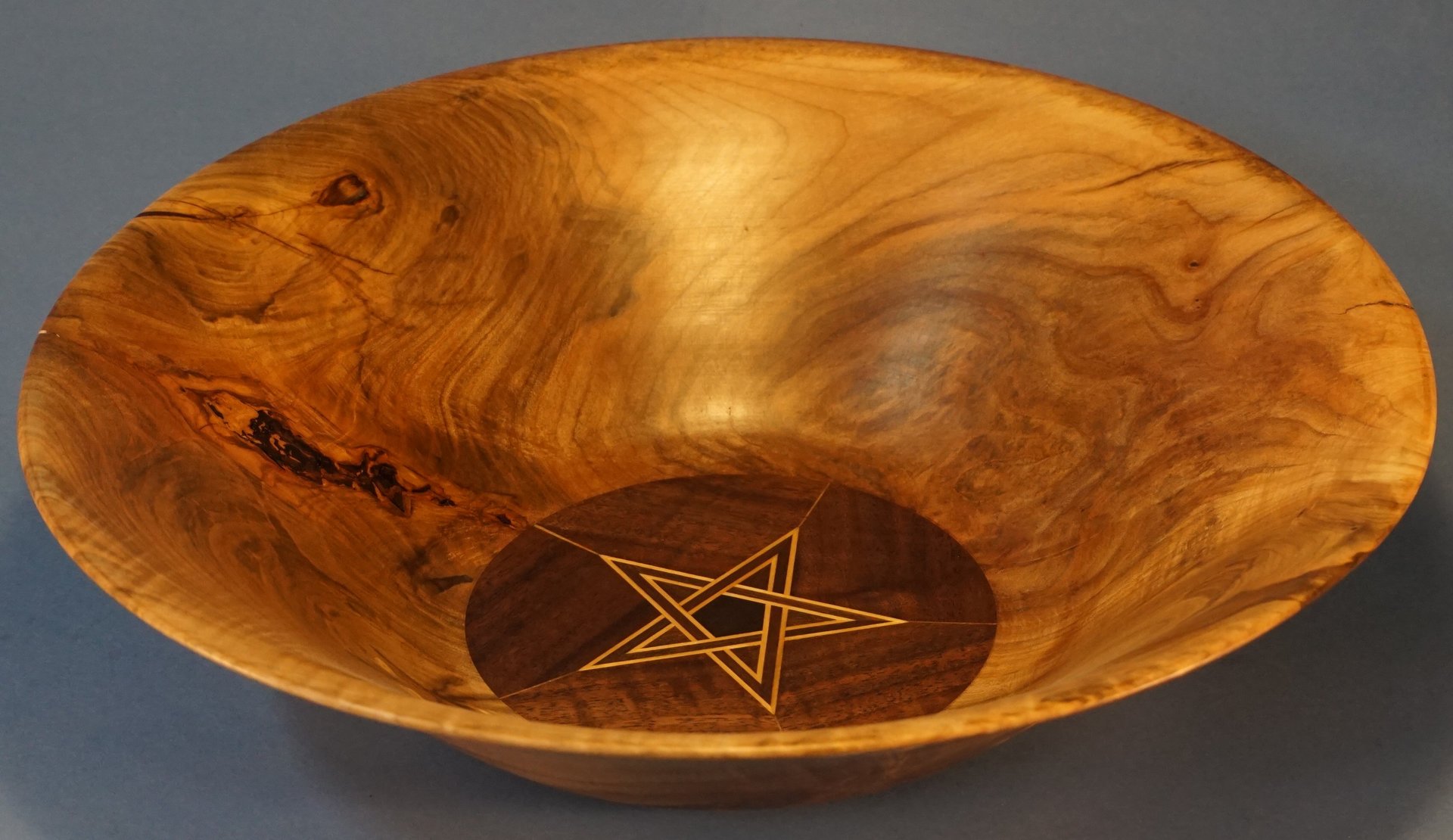 Serial 21096 Maple bowl with repair