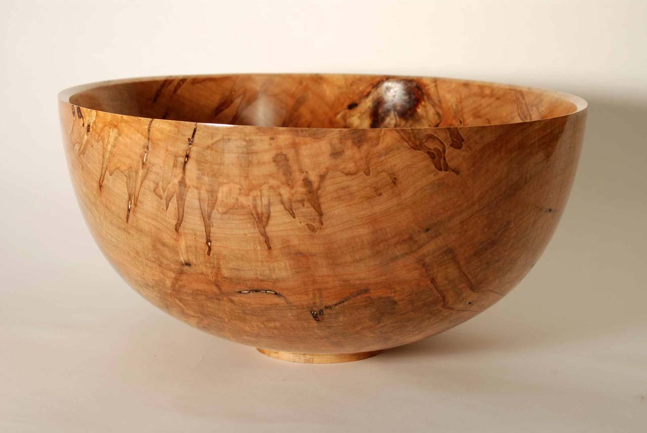 Silver Maple Burl Bowl #1227