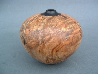 Silver Maple burl/ Ebony