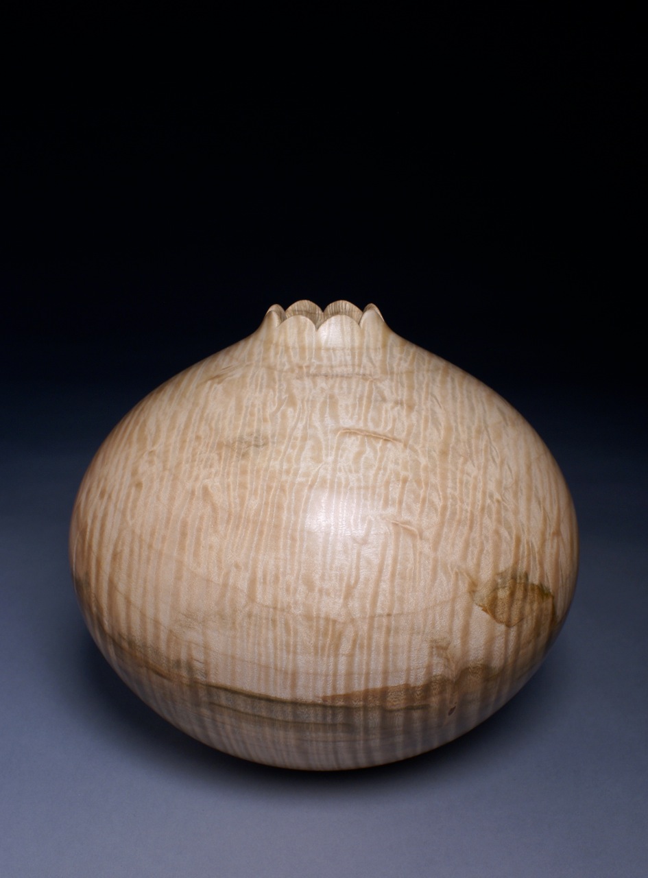 Silver Maple Burl Vessel