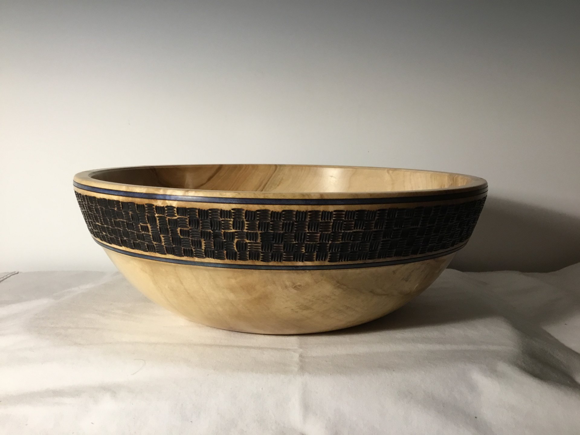 Silver Maple Salad Bowl American Association of Woodturners