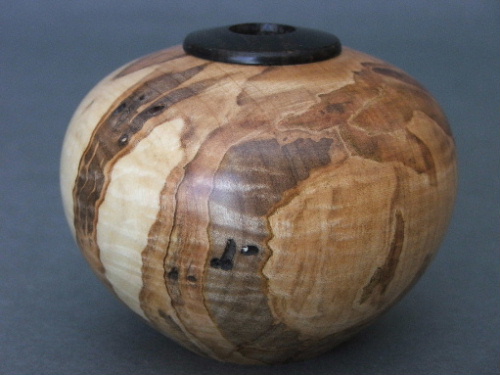 Silver maple w/ebony