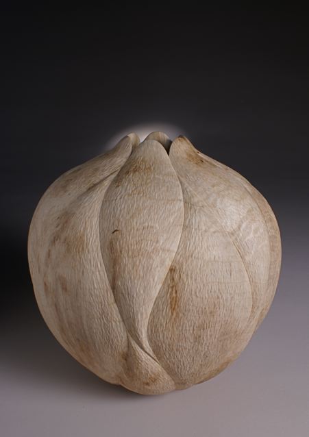 Siver Maple Burl Vessel