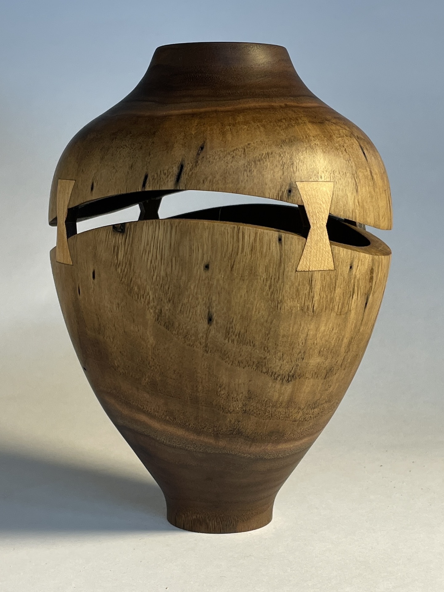 Sliced Walnut Hollow Form