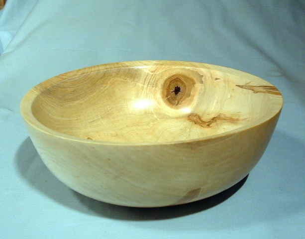 Sliver maple bowl
