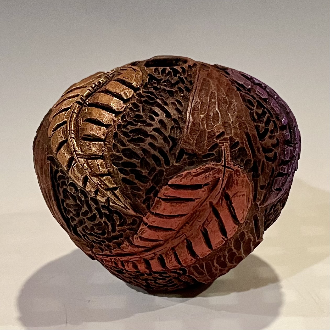 Small Cherry hollow form another view