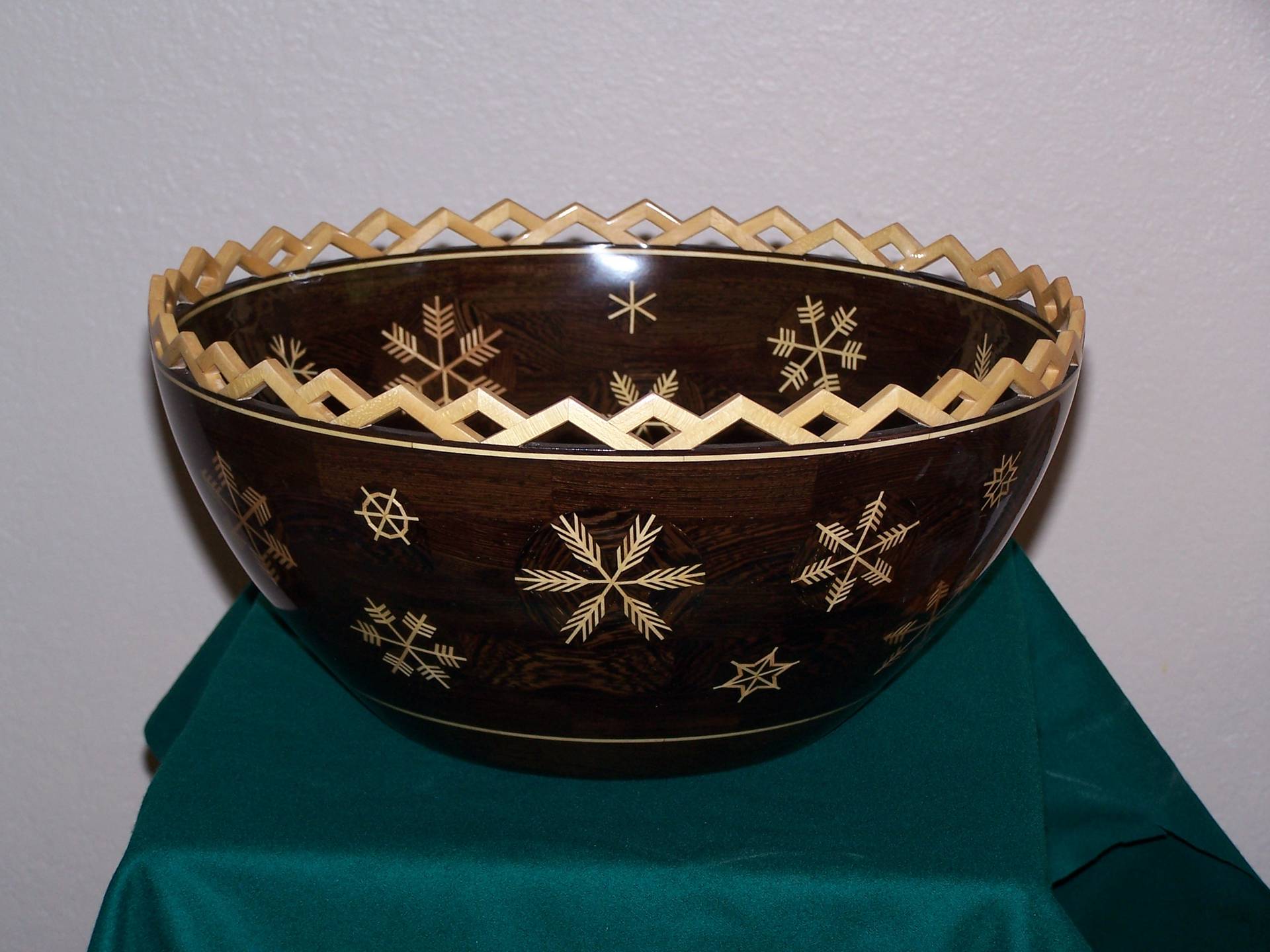 Snowflake Bowl side view