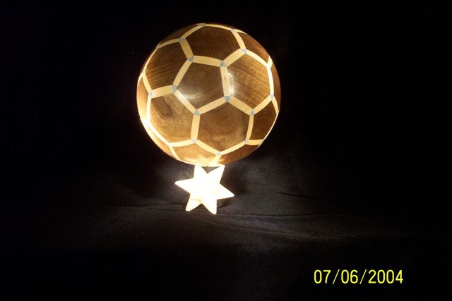 SOCCER BALL ON STAR