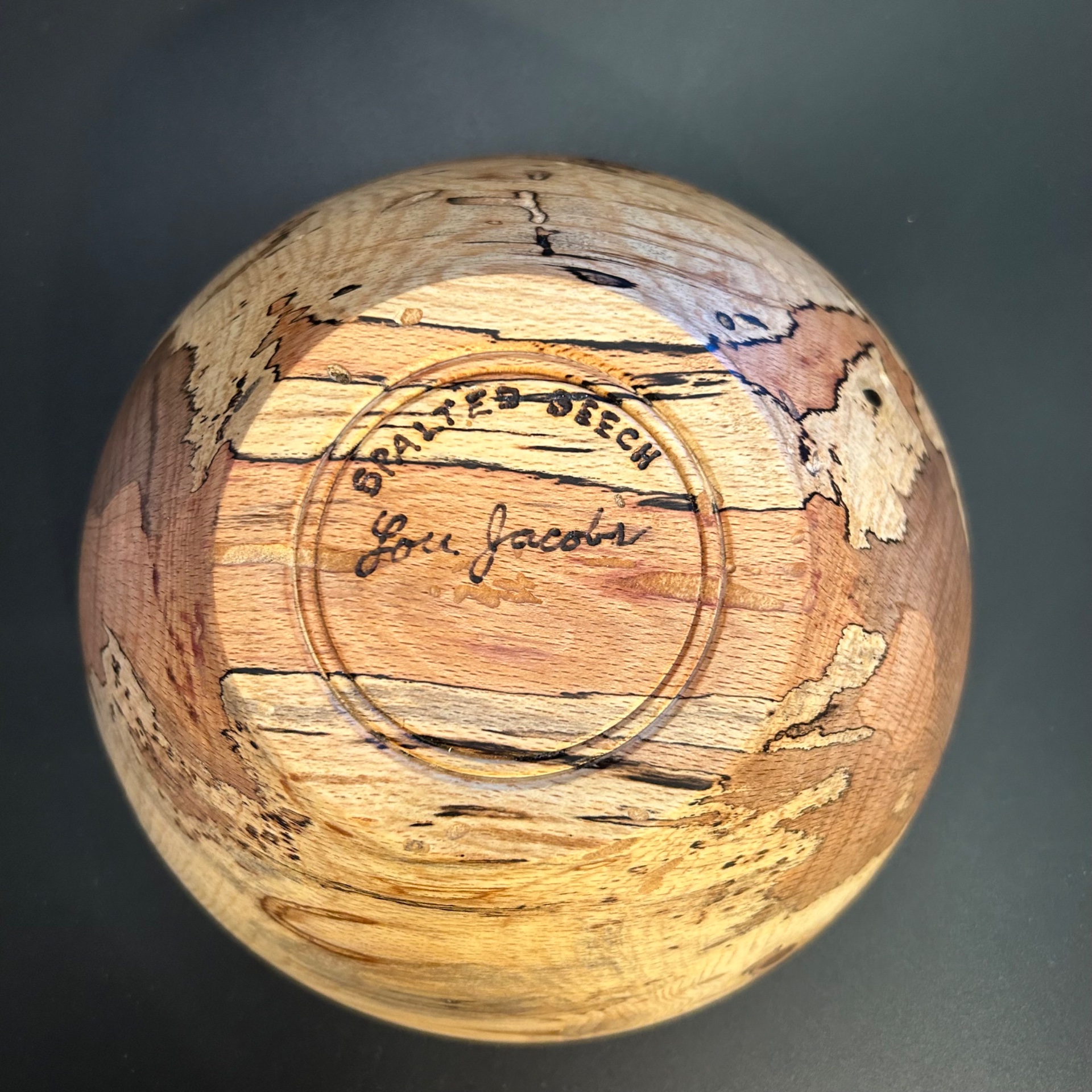 Spalted beech bowl - 8 1/4” x 3 1/4”