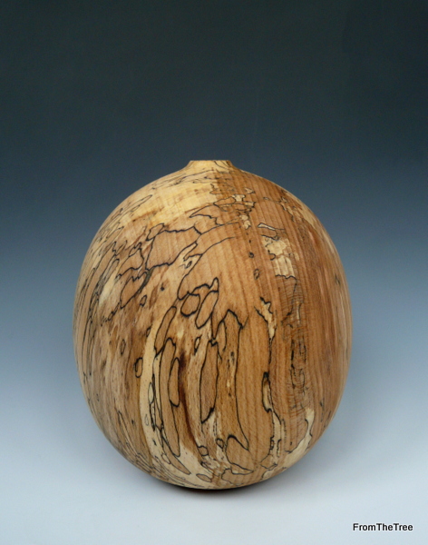 spalted beech hollow form