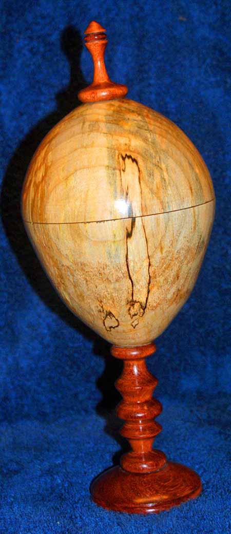 Spalted big leaf maple box