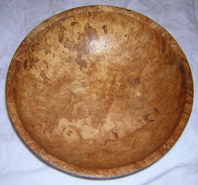 Spalted Big Leaf Maple Burl Bowl