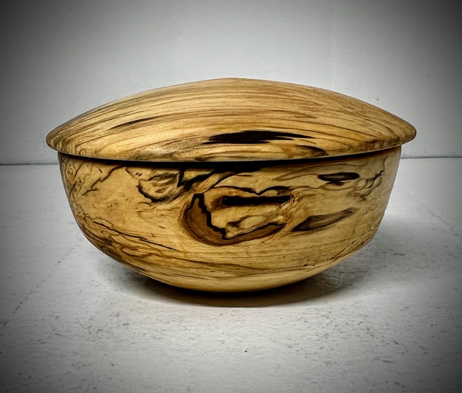 Spalted Birch vessel together