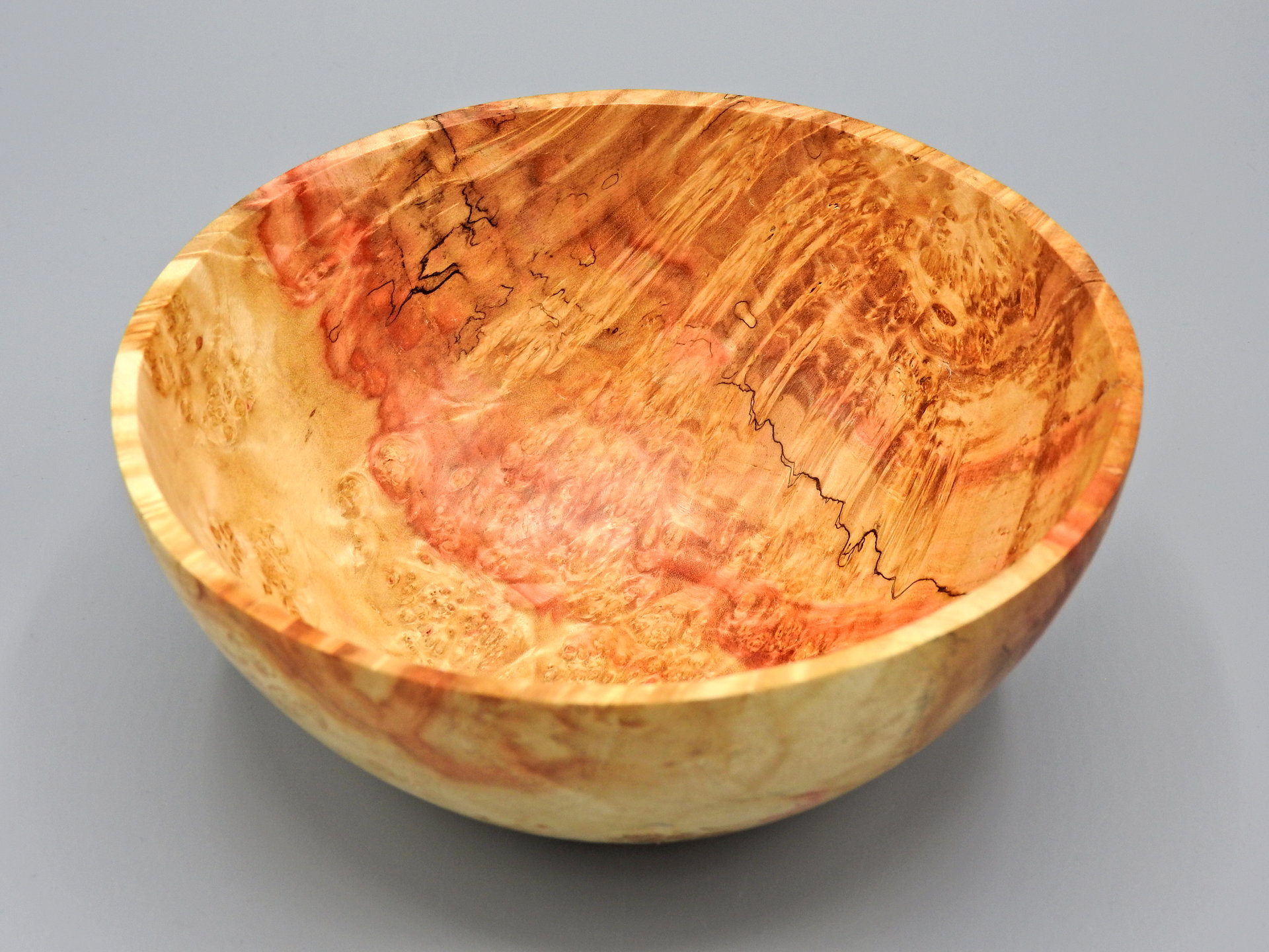 Spalted Box Elder Burl Bowl