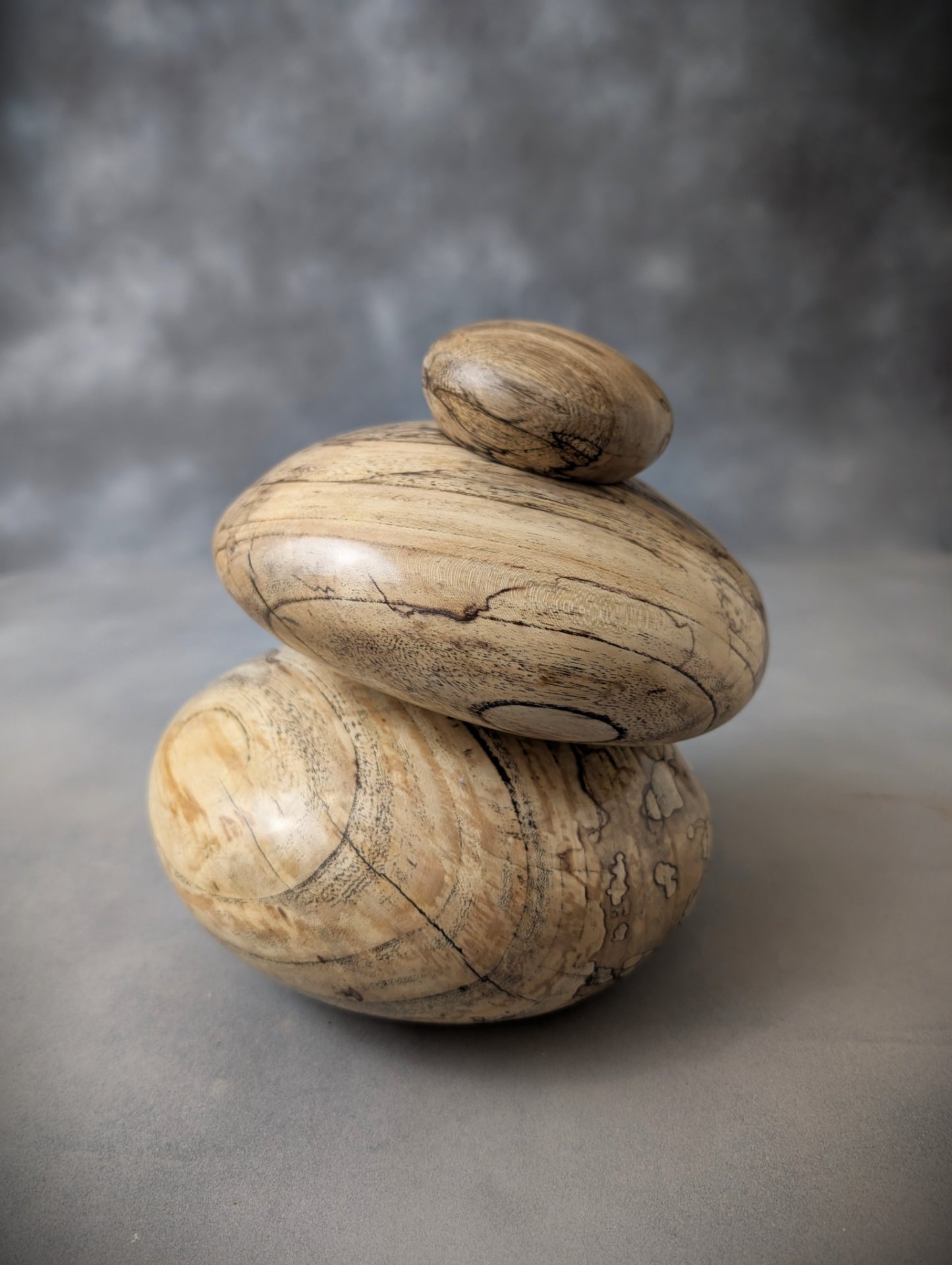 Spalted Elm Pebble Box