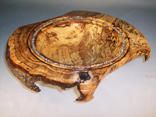Spalted Hackberry Bowl