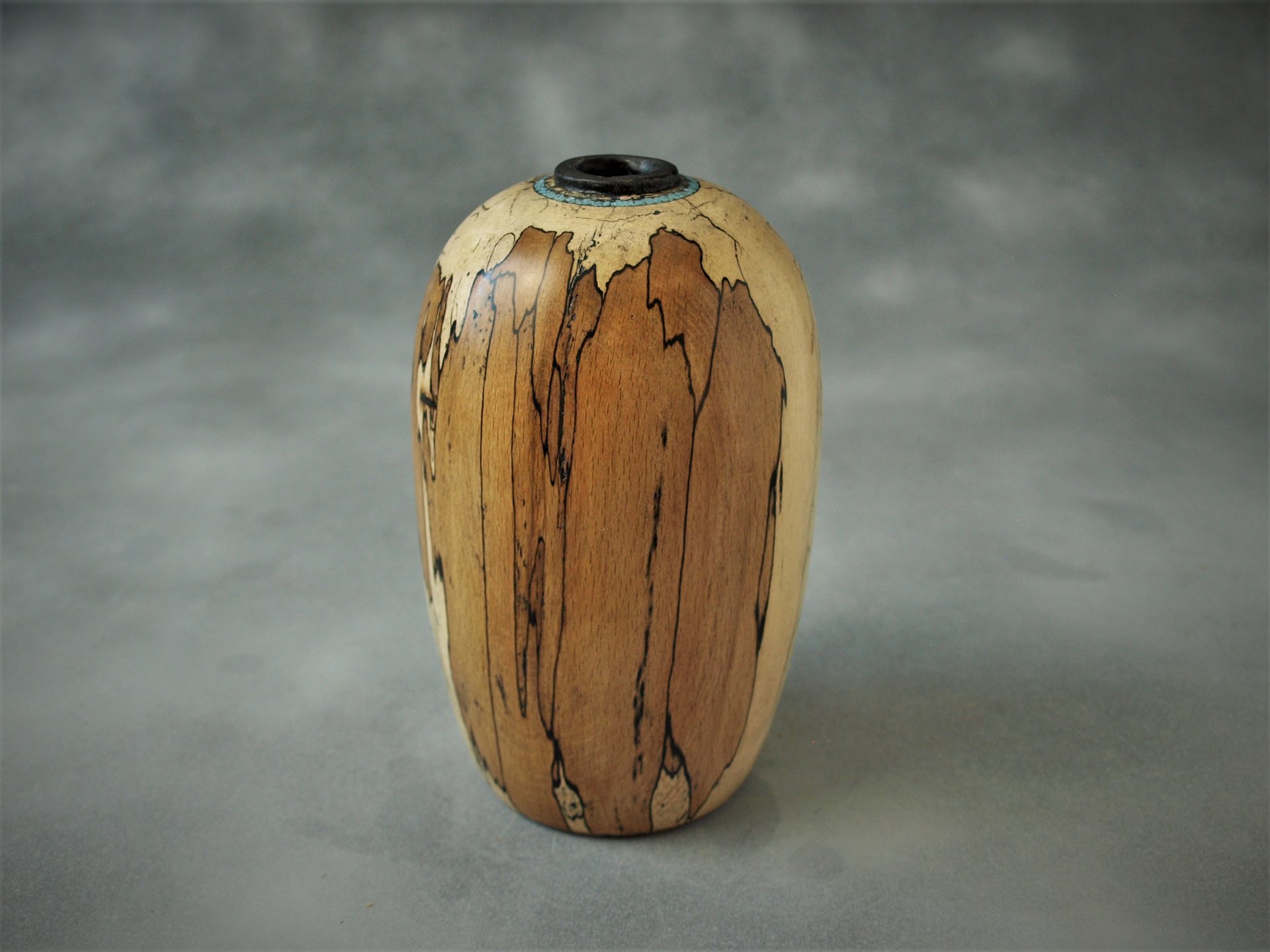 Spalted maple hollow form
