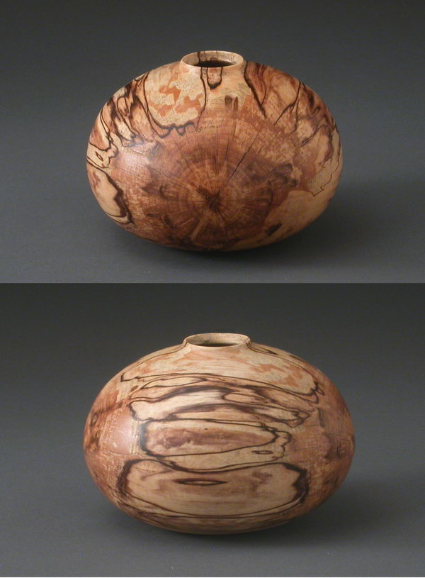 Spalted Maple Pot