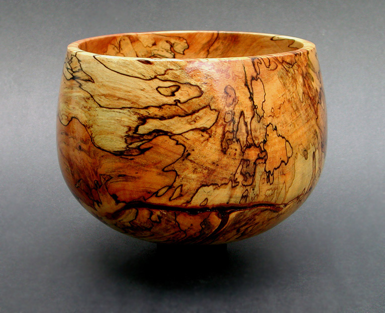 Spalted Norway Maple Deep Bowl
