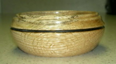 Spalted Oak Side View