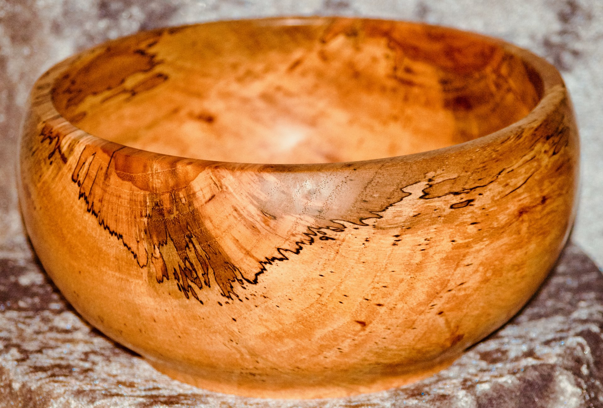 Spalted Pecan Calabash