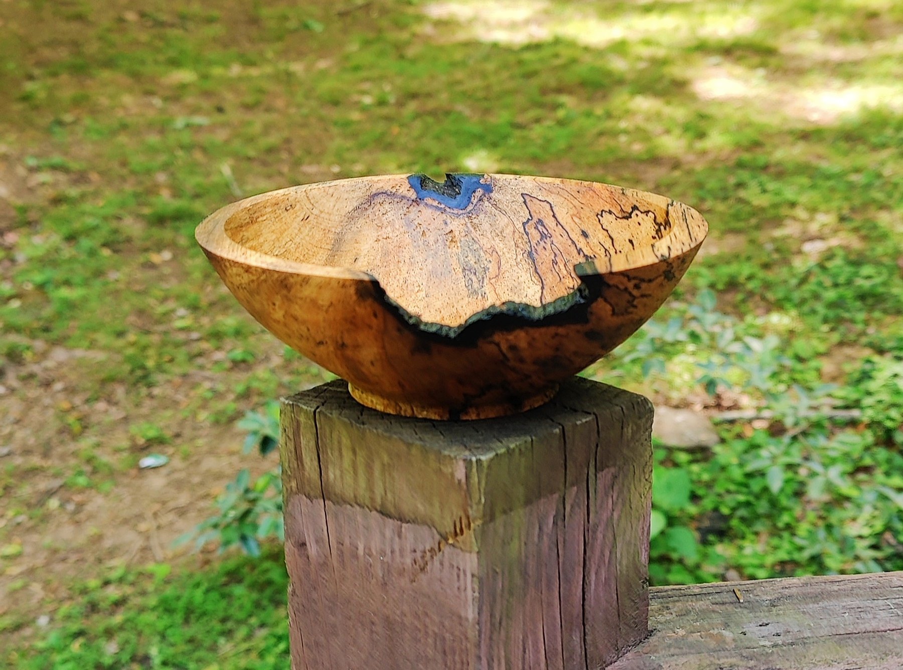 Spalted Persimmon Bowl