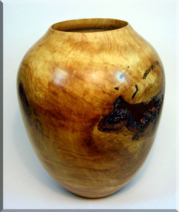 Spalted Quilted Sugar Maple Vase