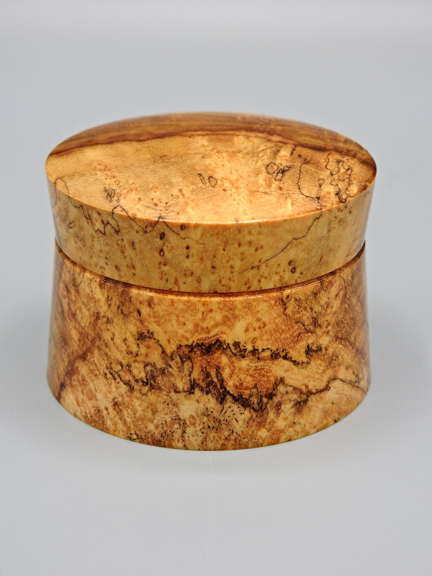 Spalted Teak Burl Lidded Box