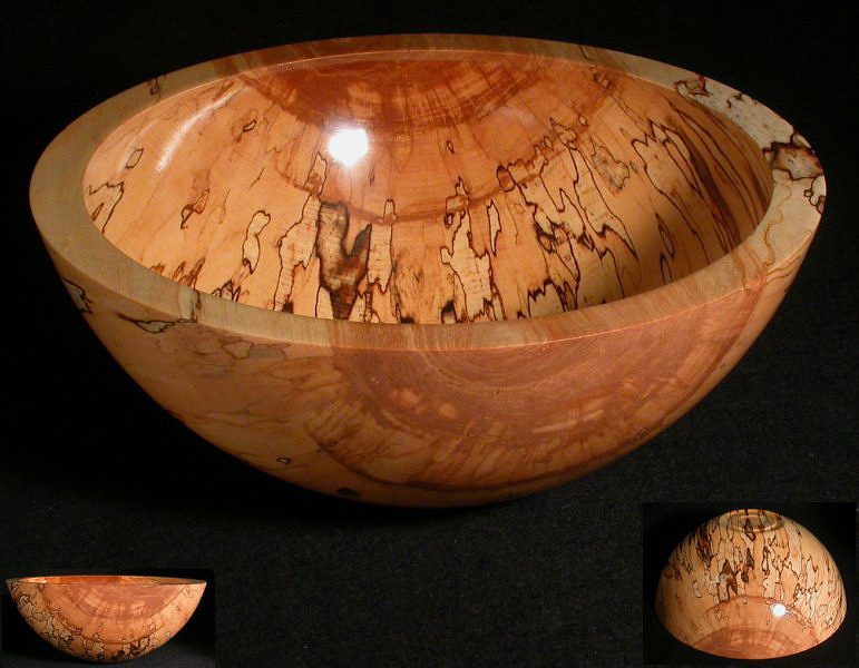 Spalted White Birch Bowl
