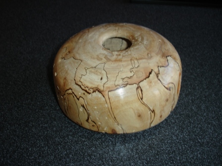 spaulted maple hollow form