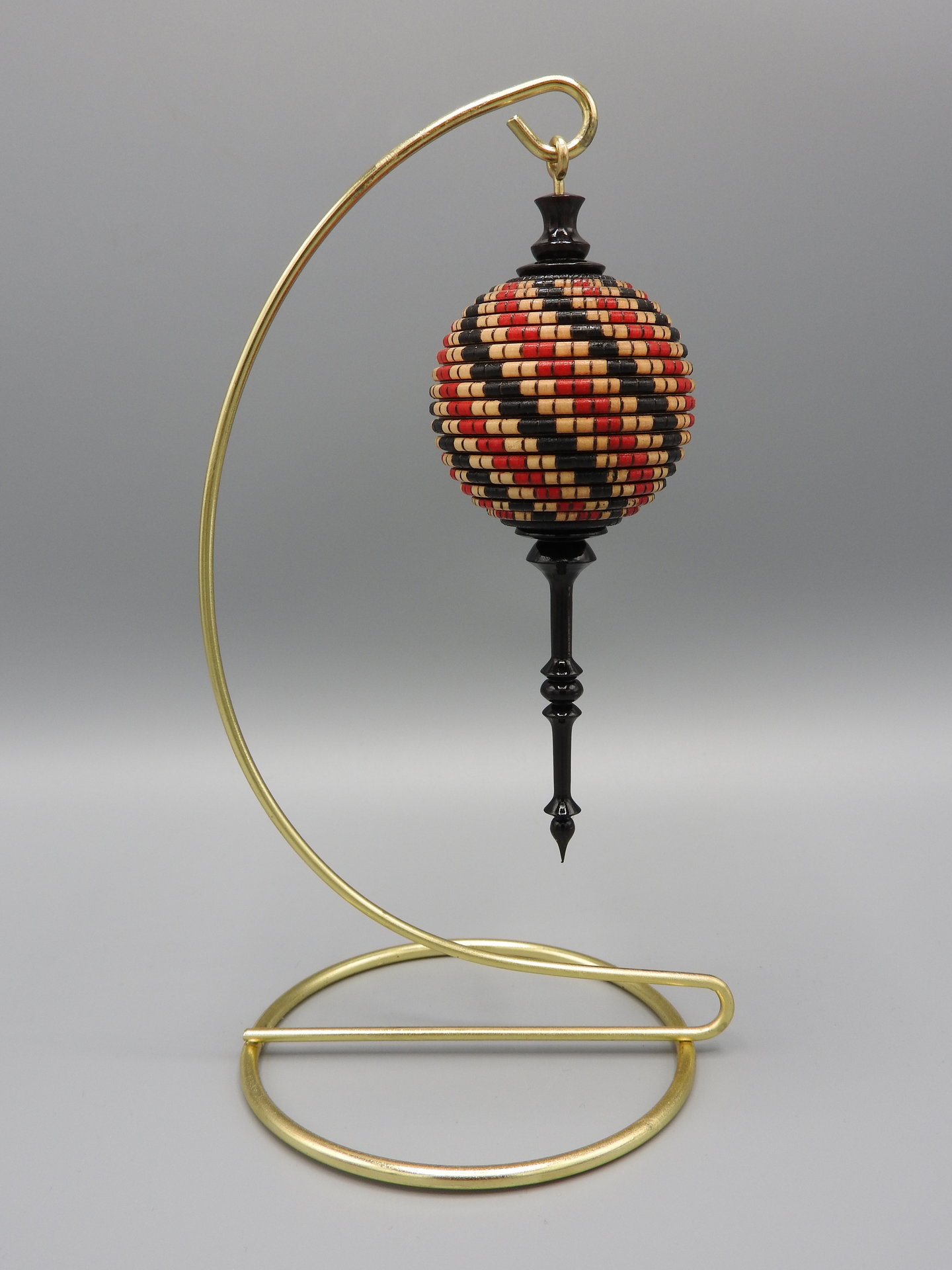 Spiral Basket Illusion Christmas Ornament