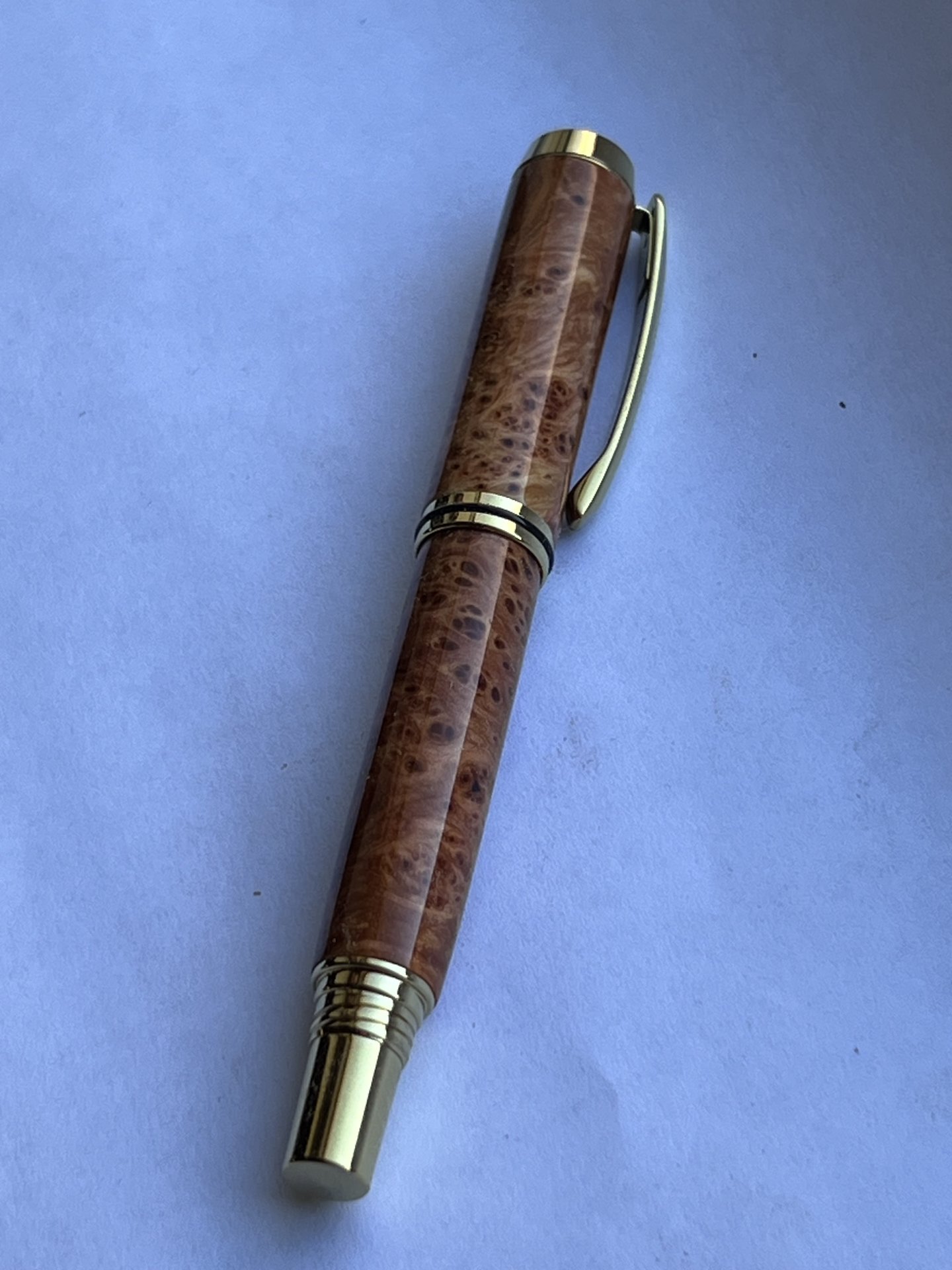 Stabilized alligator juniper burl pen