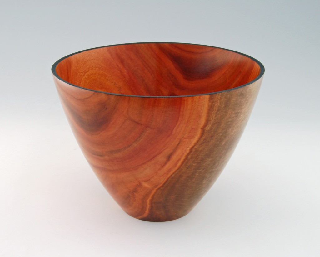 Steep-Sided Red Eucalyptus Bowl