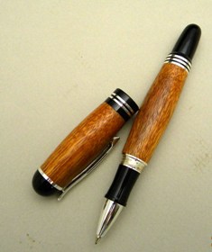 Sterling Silver Churchill crafted with Canary wood