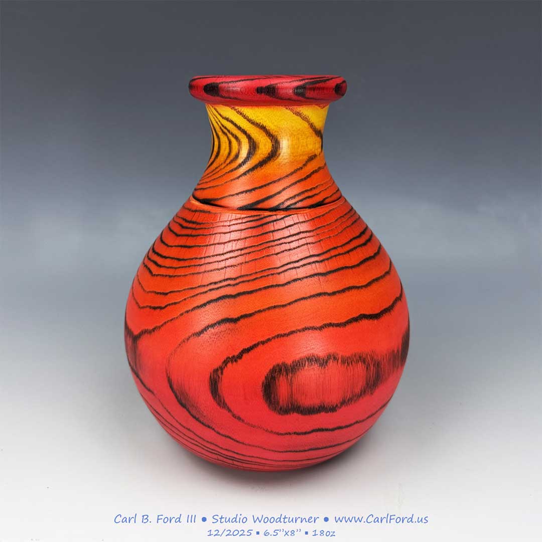 Stunning Sunset Ash Vase