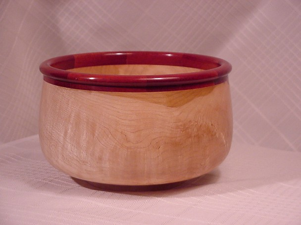 Sugar Maple & Bloodwod Segmented rim