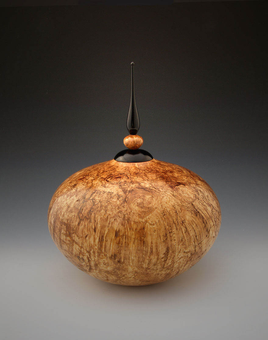 SugarMaple & Gabon Ebony Vessel
