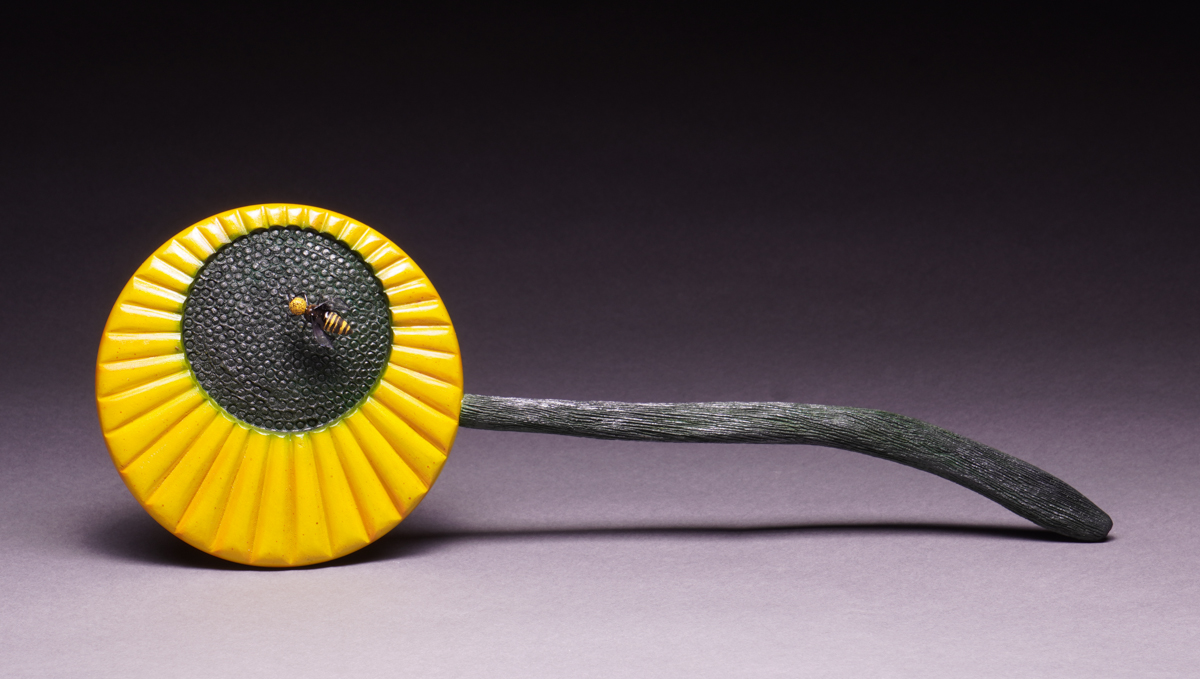 Sunflower Bee mirror