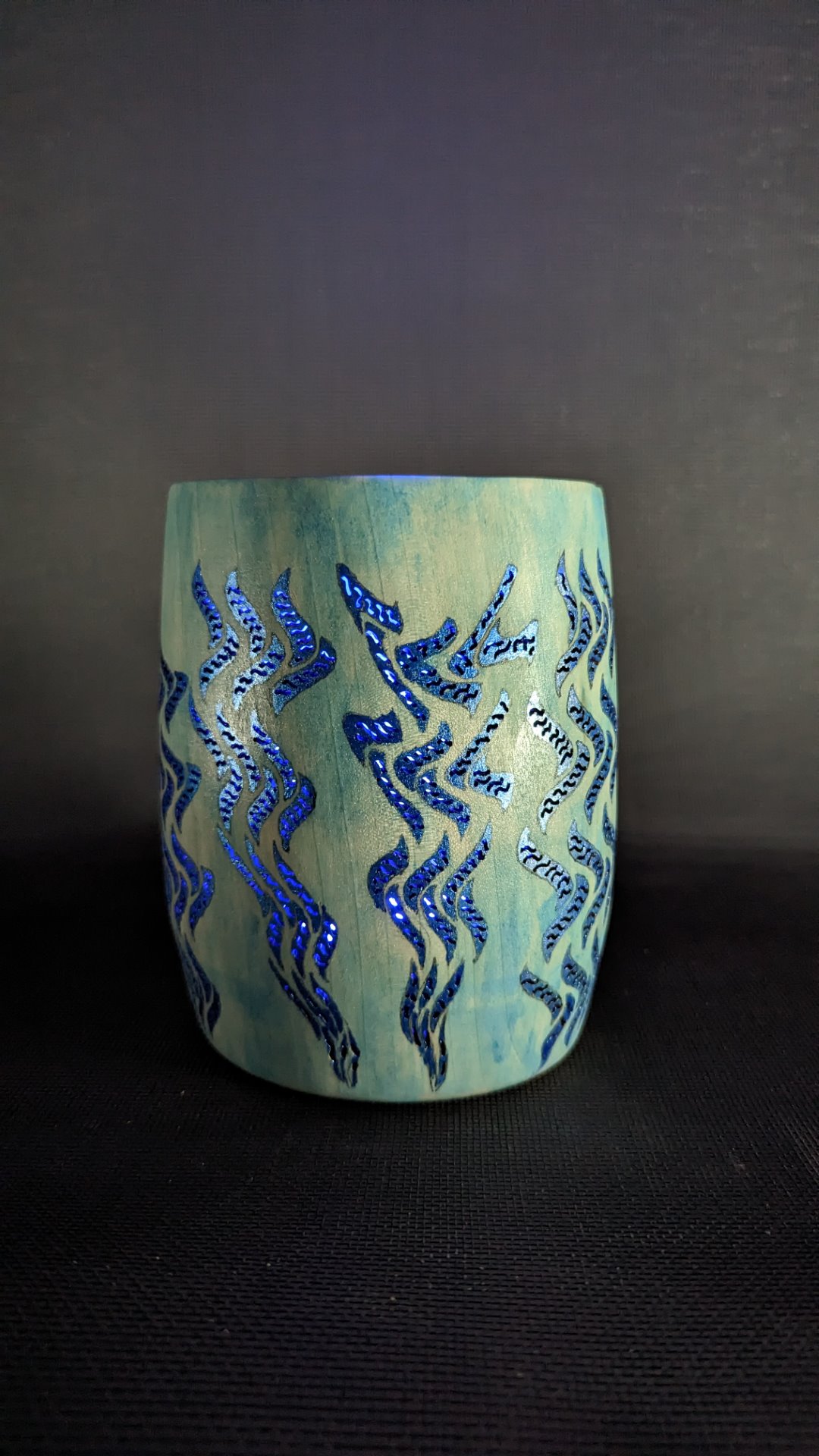 Sweet Gum Squiggle Variations Gallery lighting view