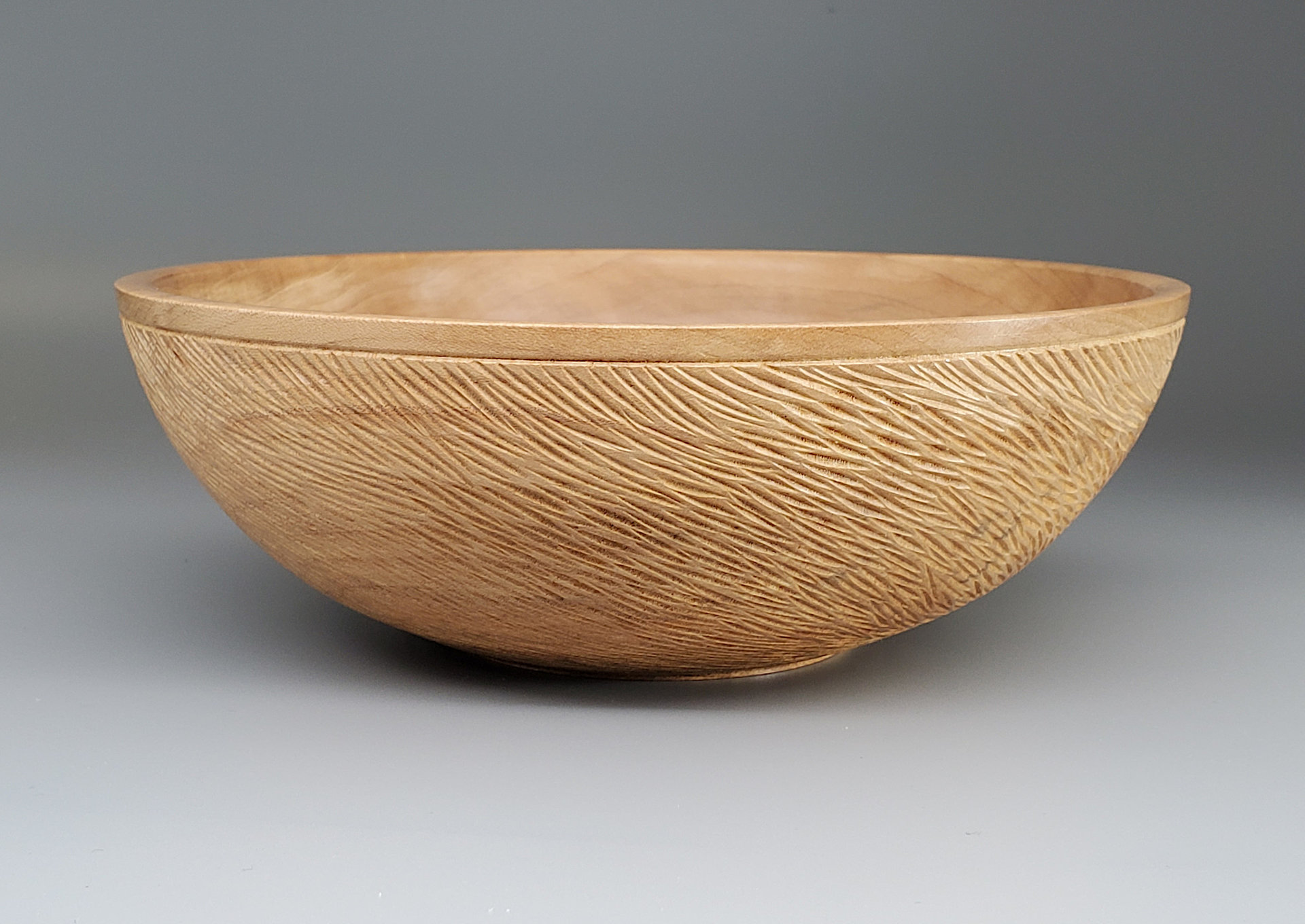Swirl Hand Carved Bowl