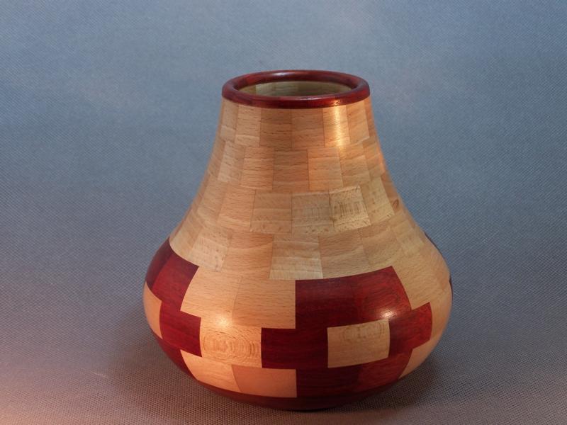 Sycamore and Red Heart Seed Pot