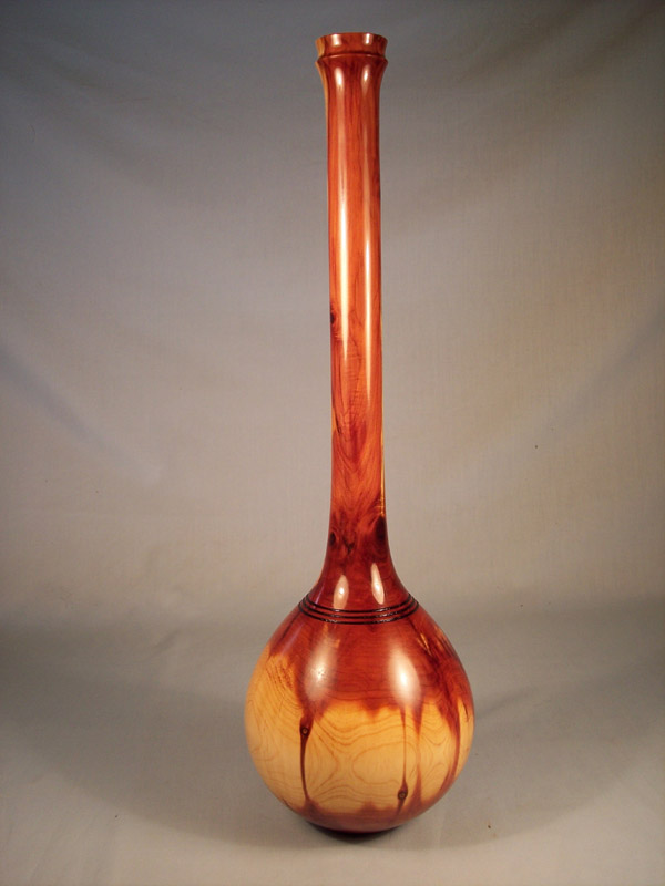 Tall Cedar Hollow Vase