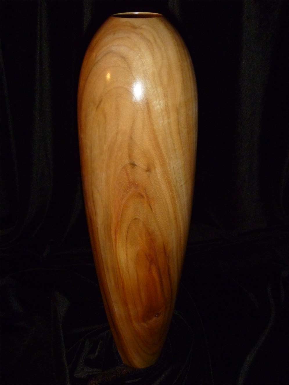 Tall Red Camphor Vase